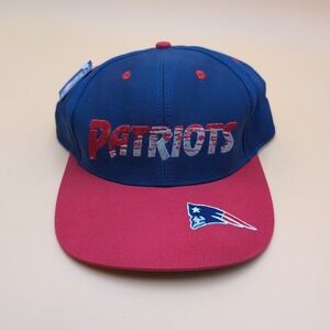 NWT New England Patriots Logo Athletic Pro Line Snapback Hat Made In Taiwan Vtg‎